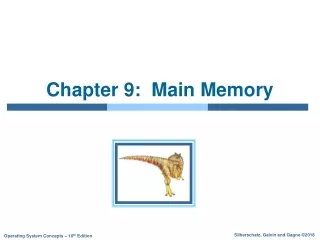 Chapter 9:  Main Memory