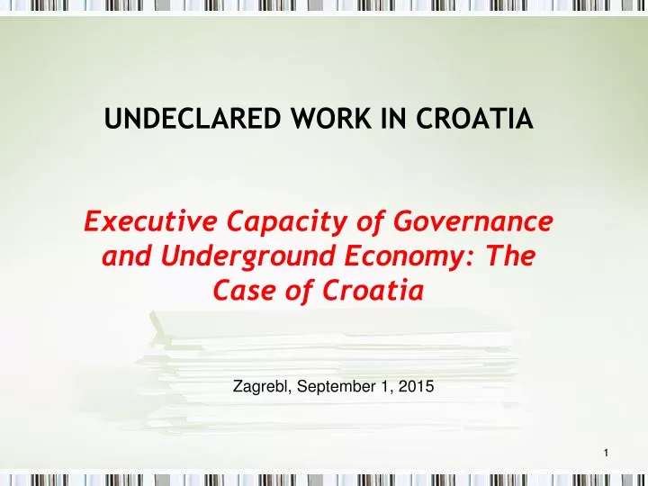 undeclared work in croatia