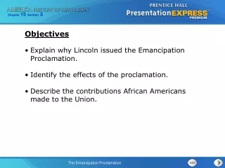 Explain why Lincoln issued the Emancipation Proclamation.