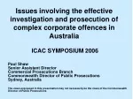 Effective Prosecution of Corporate Offences in Australia - ICAC Symposium 2006 - slide 1