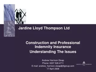 Jardine Lloyd Thompson  Ltd
