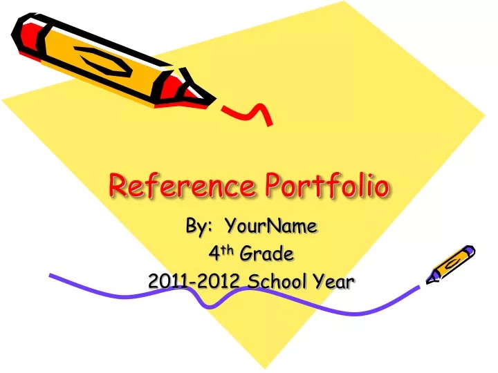 reference portfolio