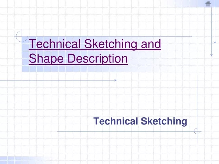 technical sketching and shape description