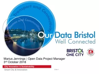 Marius Jennings | Open Data Project Manager 3 rd  October 2018