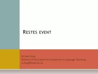 Restes  event