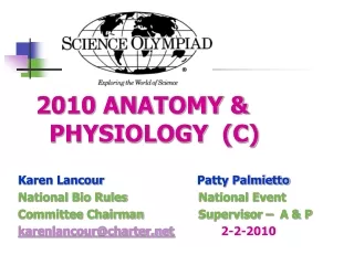 2010 ANATOMY &amp; PHYSIOLOGY  (C)