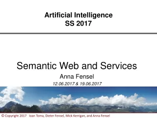 Artificial Intelligence SS 2017