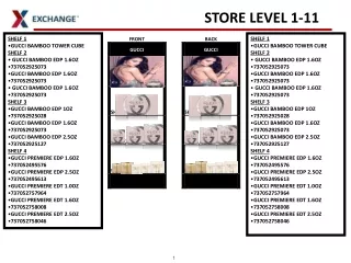 STORE LEVEL 1-11