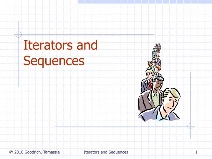 iterators and sequences