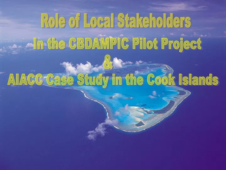 role of local stakeholders