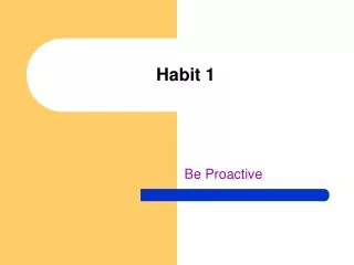 Habit 1