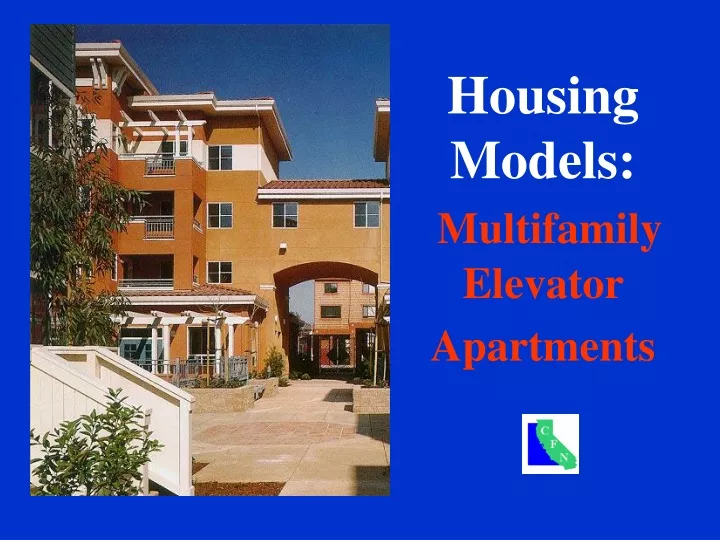 housing models multifamily elevator apartments