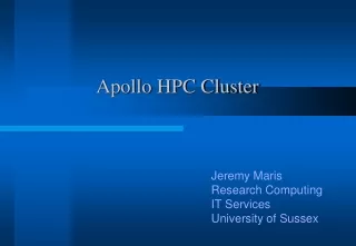 Apollo HPC Cluster