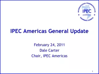 IPEC Americas General Update