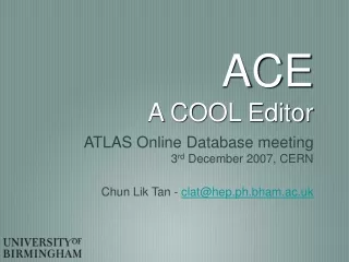 ACE A COOL Editor