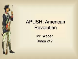 APUSH: American Revolution