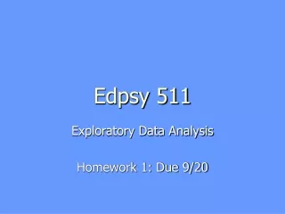 Edpsy 511
