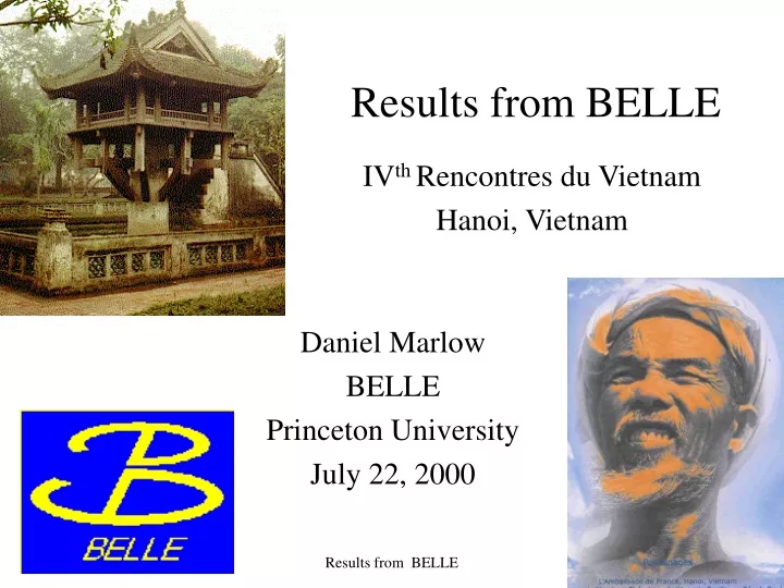 results from belle