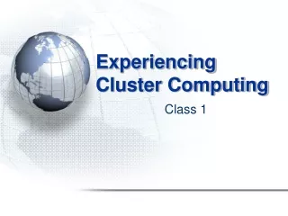 Experiencing Cluster Computing