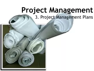 Project Management 3. Project Management Plans
