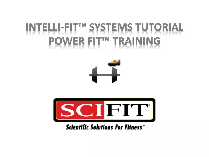 intelli fit systems tutorial power fit training