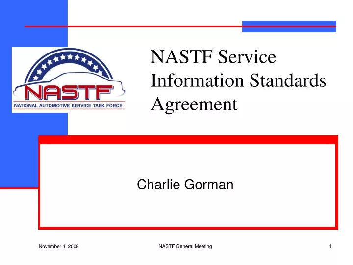 nastf service information standards agreement