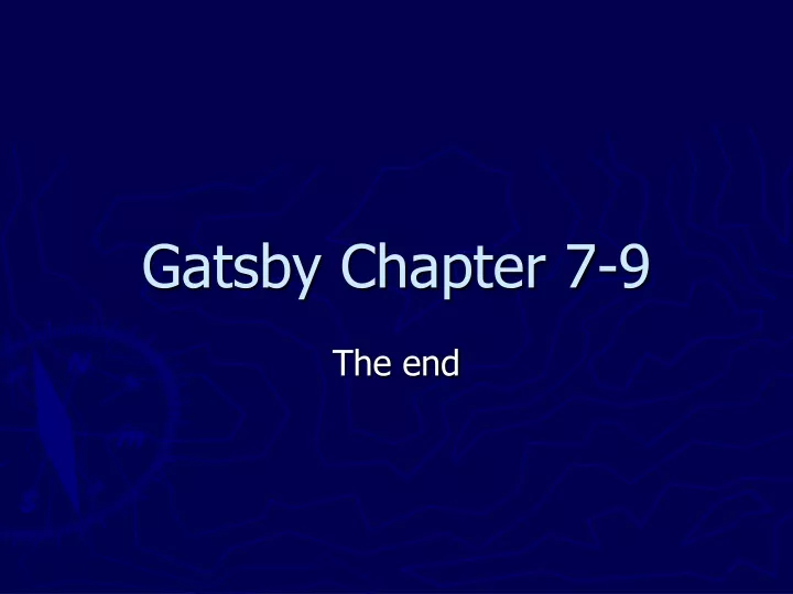 gatsby chapter 7 9
