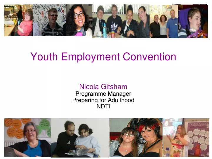 youth employment convention nicola gitsham programme manager preparing for adulthood ndti