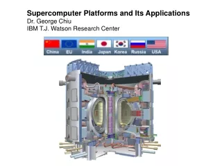 Supercomputer Platforms and Its Applications Dr. George Chiu IBM T.J. Watson Research Center
