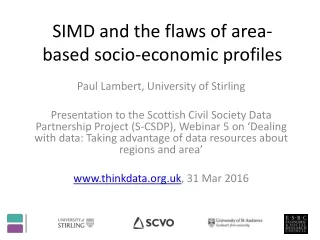 SIMD and the flaws of area-based socio-economic profiles