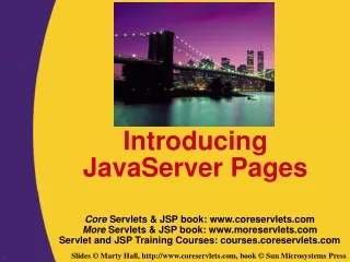 Introducing JavaServer Pages