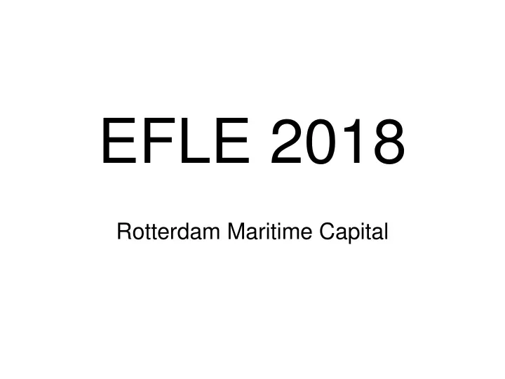 efle 2018