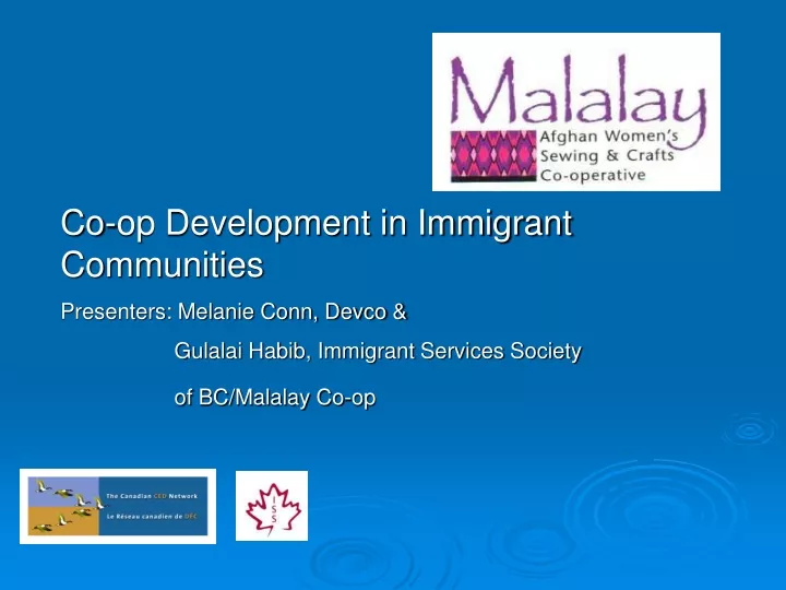 co op development in immigrant communities