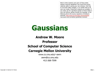 Gaussians