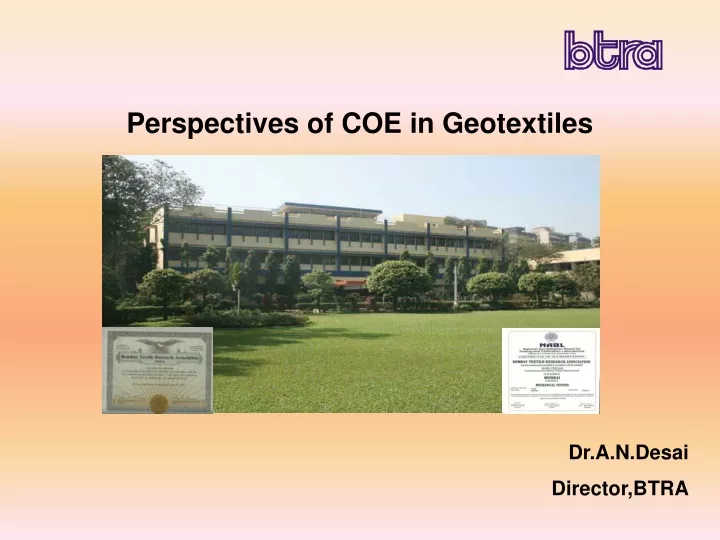 perspectives of coe in geotextiles
