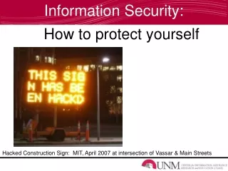 How to protect yourself