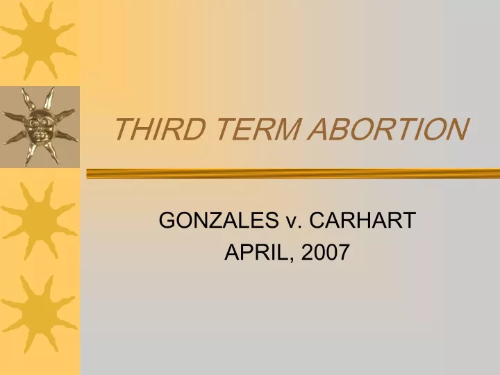 third term abortion