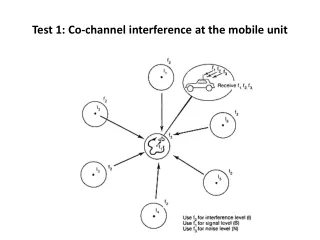Test 1: Co-channel interference at the mobile unit