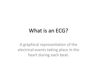What is an ECG?