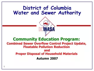 District of Columbia Water and Sewer Authority