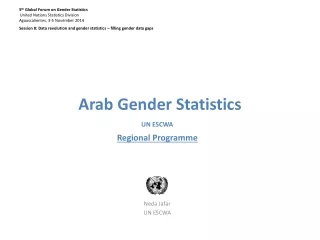 Arab Gender Statistics