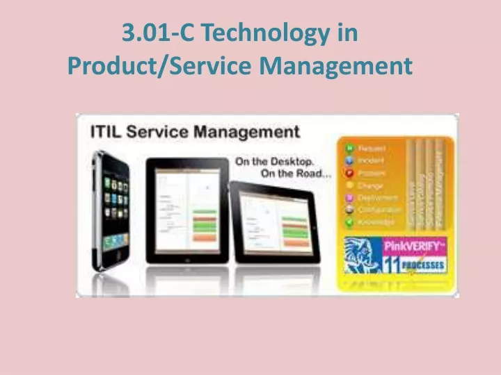 3 01 c technology in product service management