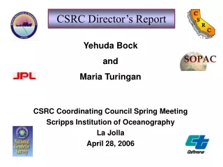 CSRC Director’s Report