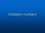 Oxidation Numbers in Chemistry - slide 1