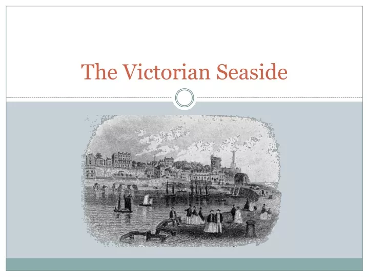 the victorian seaside