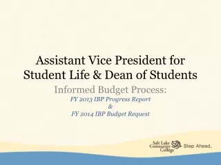 Assistant Vice President for Student Life &amp; Dean of Students