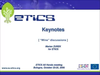 ETICS All Hands meeting  Bologna, October 23-25, 2006