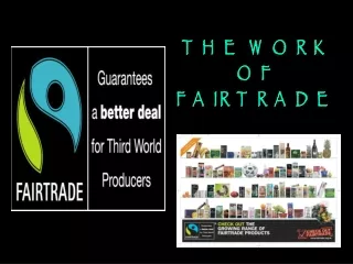 THE WORK OF FAIRTRADE