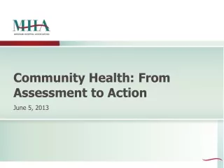 Community Health: From Assessment to Action