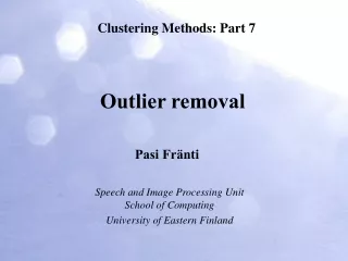 Outlier removal